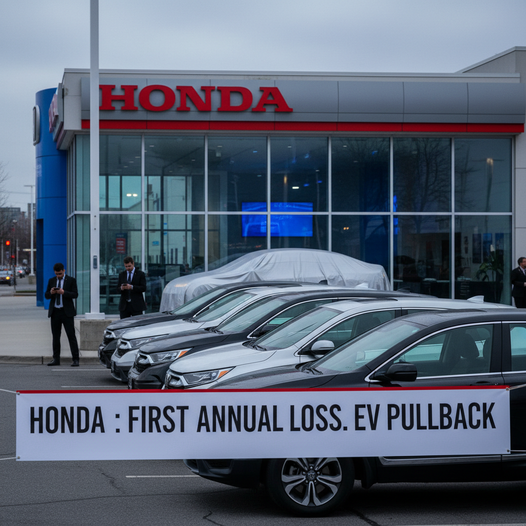 Honda Posts First Ever Annual Loss After Pullback From E.V.s — EVs | Jackson Kwok AI Auto