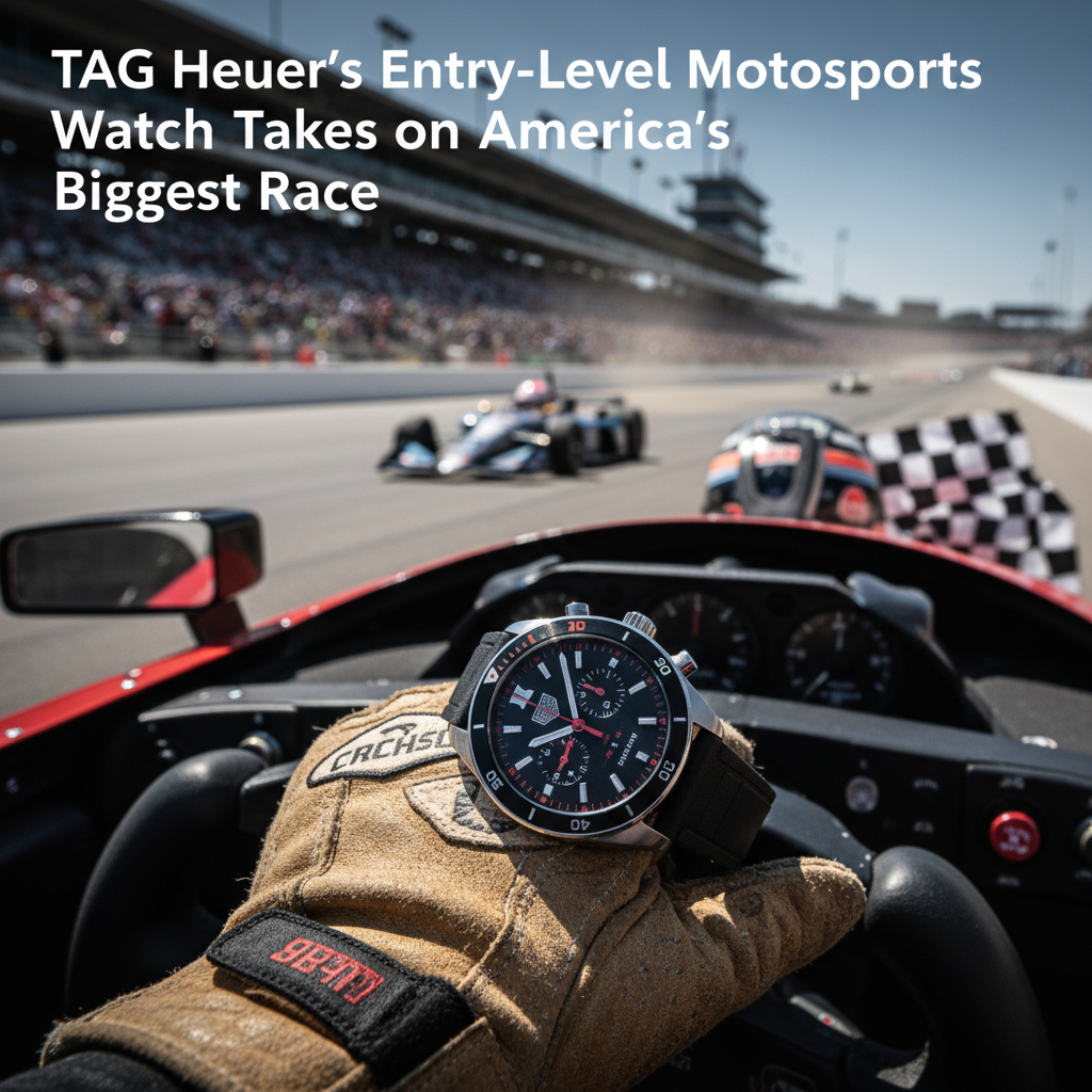 TAG Heuer’s Entry-Level Motorsports Watch Takes on America’s Biggest Race — Motorsports | Jackson Kwok AI Auto