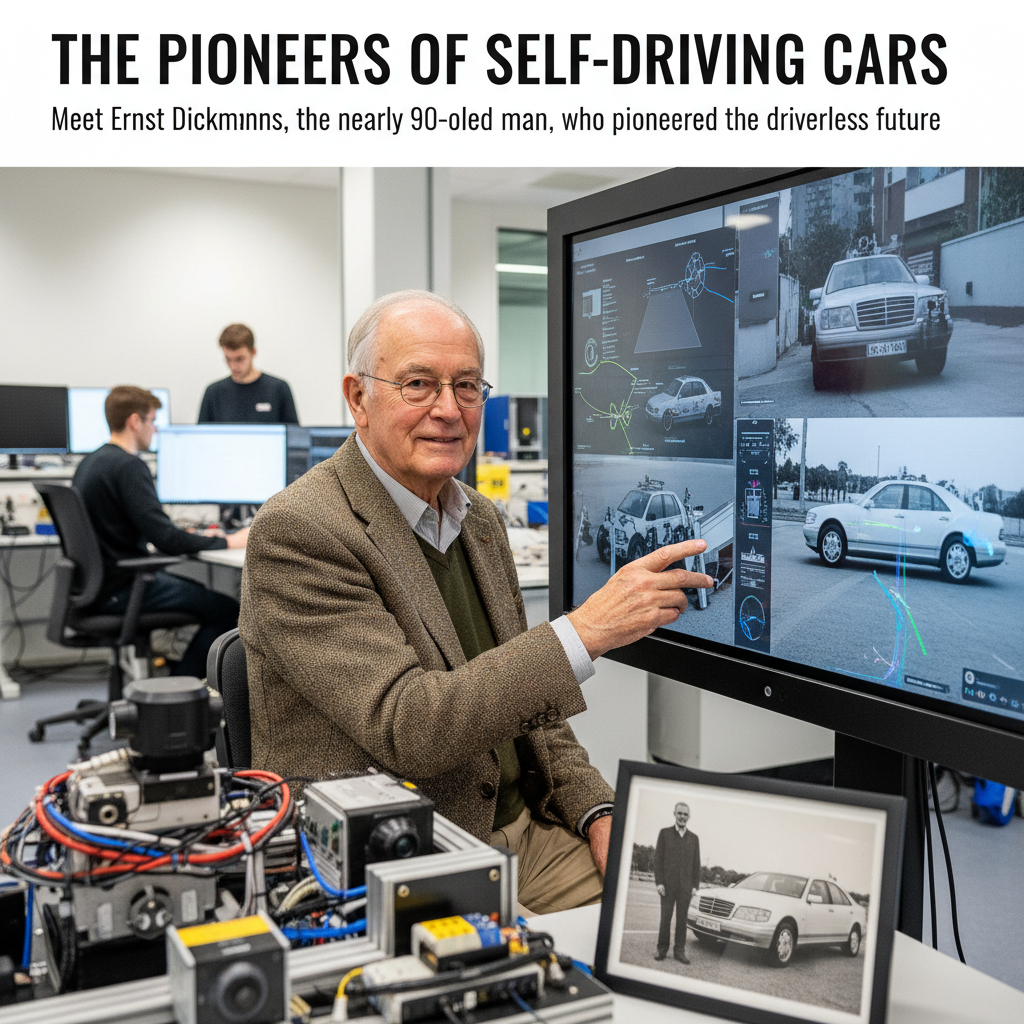 The pioneers of self-driving cars: Meet Ernst Dickmanns, the nearly 90-year-old man, who pioneered the driverless future — Auto Tech | Jackson Kwok AI Auto